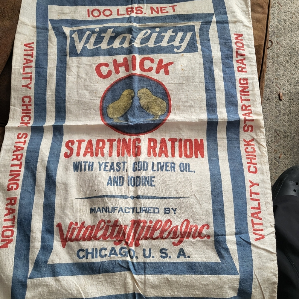 Vitality Chick Feed Sack